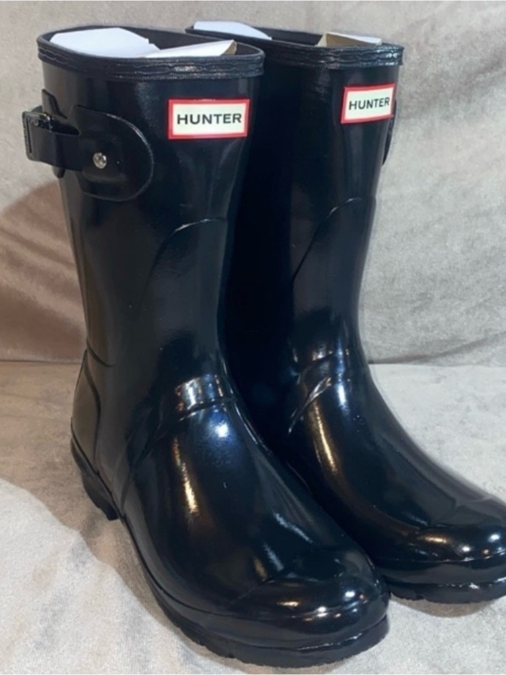 Women's Original Hunter Short Gloss Rain Boots women’s size 9 🆕